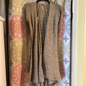 Free people duster cardigan sweater women’s size Medium